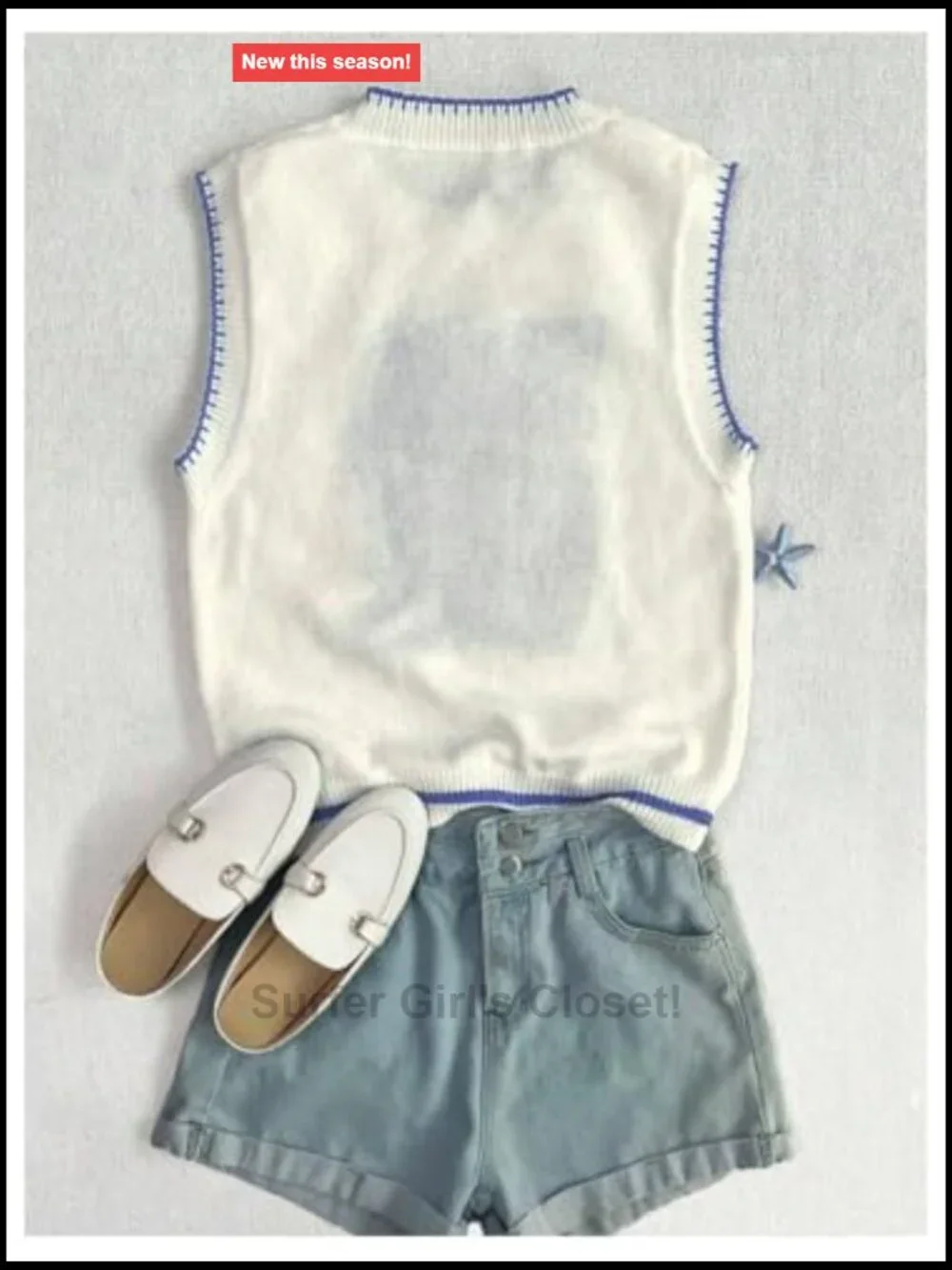 Verdusa Sleeveless Crochet Knit Tank Top Sweater Vest Y2K